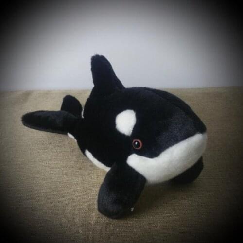 Original Big Killer Whale Simulation Animal Stuff Animal Plush Toy Doll Children Birthday Gift 38cm