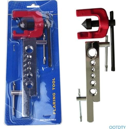 CT-2020 Manual Copper Tube Expansion Reamer Water Gas Brake Line Application Tubing Eccentric Cone Type Flaring Tool Set