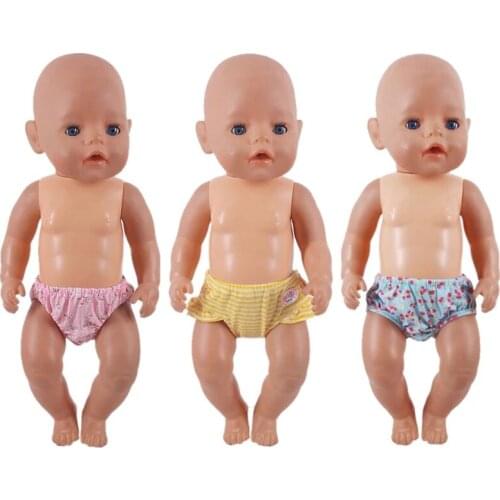 Underpants Shorts For 43cm Baby Reborn Dolls 17Inch Dolls Accessories