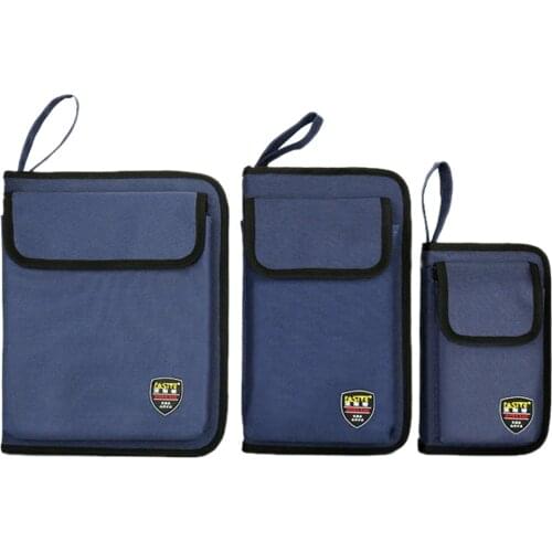 Professional Electricians Hard Plate Tool Kit Bag Storage Case Multifunctional Pocket Organizer Waterproof Oxford 3 Sizes
