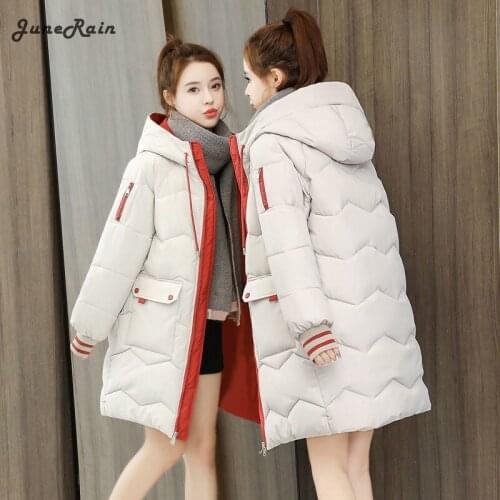 High Quality Winter Jacket Women Parkas Thick Down Cotton Jacket Large Size Mid-long Hooded Outerwear Women Warm Winter Coat