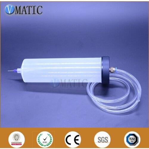 High Quality Thickening Explosion Proof 300cc/ml Helix Luer Lock Tip Dispenser Pneumatic Syringe Barrel With Adapter & Needles