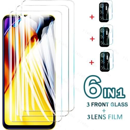 Tempered Glass for Xiaomi Poco M3 Pro Screen Protector Camera Len Film for Poco M3pro M 3 5G 4G M2103K19PG Phone Cases Glass