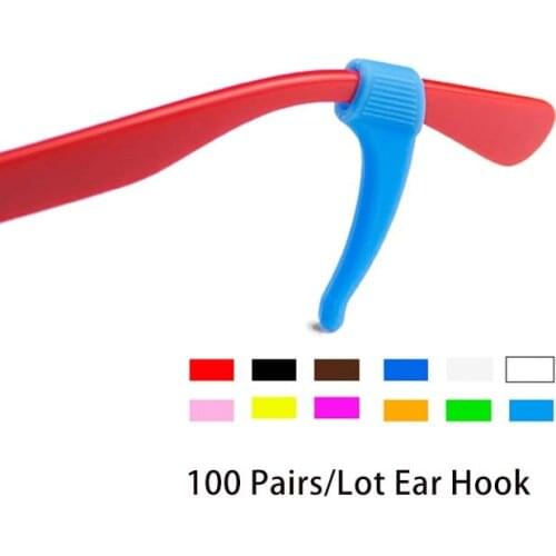 100Pairs/Lot Silicone Ear Hook Strap For Glasses Sunglasses Eyeglasses Chains Lanyards Eyewear Accessories Eyeglasses Slipping