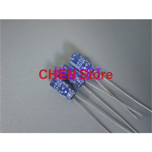 20PCS/50PCS ELNA RC3 25V10UF 4X7MM audio electrolytic capacitor 10uF/25V blue robe rc3 10uf 25v Ultra small volume