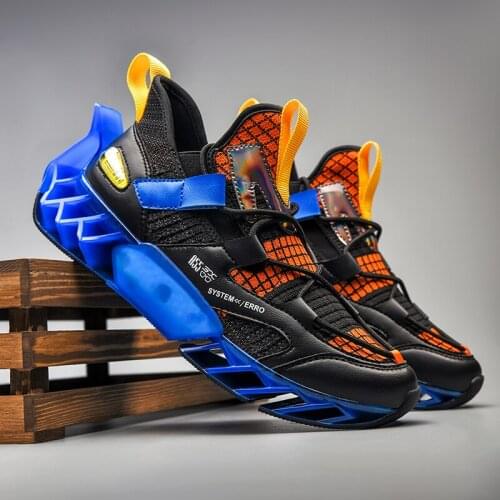 2021 Fashion Street Style Sport Men Sneakers High Elasticity Comfortable Adult Male Casual Shoes Plus Size 46