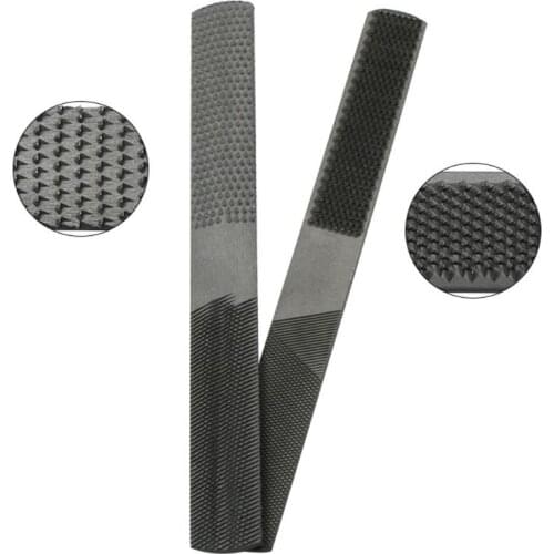 4 in 1 Carbon Steel Rasp File Carpentry Woodworking Wood Carving Hand Mill Tool High Hardness Steel Practical Durable