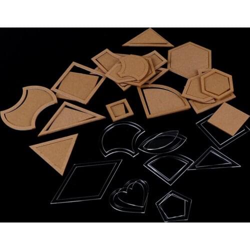 54 Pcs/set Quilter Styling Tool Cloth For Quilting Supplies Handmade Mixed Quilt Templates Acrylic Diy Tool For Patchwork