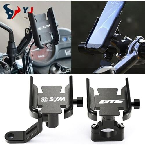 Motorcycle Accessories Handlebar Mobile Phone Holder GPS Stand Bracket For SYM CRUISYM 125 180 300 GTS 250i 300i maxsym 400 600