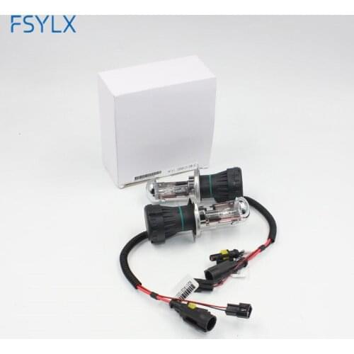 FSYLX 55W H4 HID xenon bulb lamp HID Xenon head light Car h4 xenon Headlight bulb 10000k Auto car Xenon Headlight Bulb