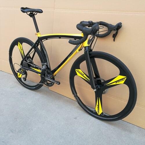 Racing Bike Aluminium Alloy Muscle Highway Bike Double Disc Brake Road Bicycle