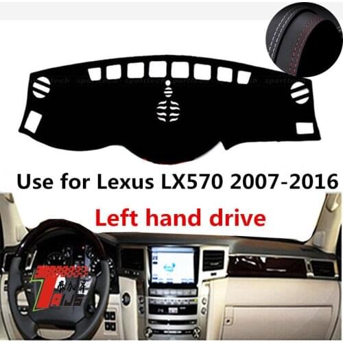 TAIJS Factory protective Leather Car Dashboard Cover For Lexus LX570 2007 2008 2009 2010 2011 12 13 14 15 16 Left hand drive