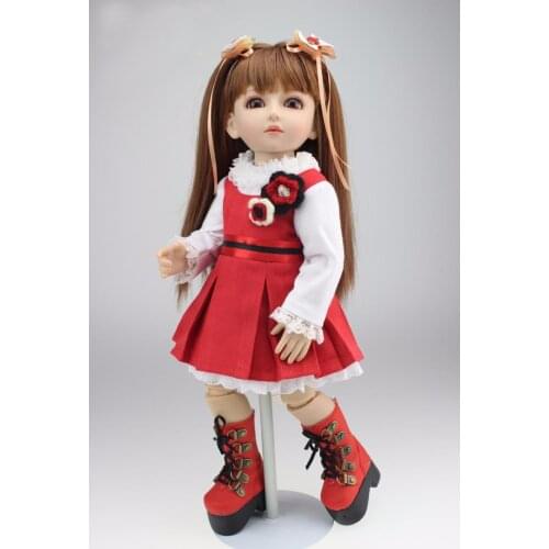 BJD Doll 1/4 Vinyl sd dolls clothes mold lifelike girl doll reborn toys/ doll toys for children gift lol bebe hard silicone