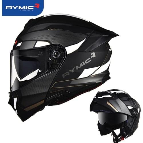 NEW 2 Gifts Unisex Racing Flip Up Motorcycle Helmets Modular Dual Lens Motocross Helmet Full Face Safe Helmet ECE DOT