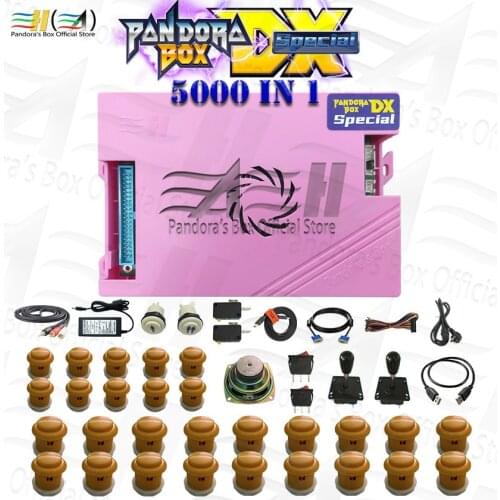 Pandora box DX 3000 in 1 have 3d game can save game joystick button diy kit arcade control with coin acceptor power supply parts