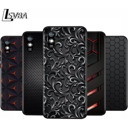 Anti-Fall Soft Black Cover Carbon structure Fiber For Xiaomi Redmi 10X 5G 9C 9A 9 K20 8A 8 7A 7 S2 6A 6 Matte Phone Case