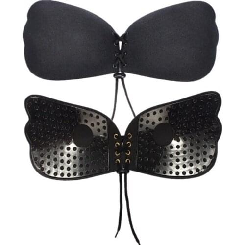 A B C D E F Cup Silicone Bras Magic Bras Big Strapless Invisible Push Up Self Adhesive BH Sexy For Women Sticky Wedding Bikini