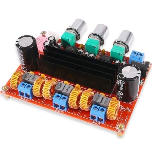 TPA3116D2 50Wx2 100W 2.1 Sound Channel Digital Amplifier 12-24V DC XH-M139