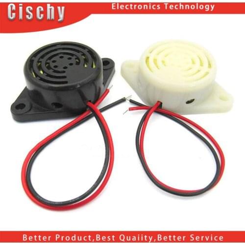 TZT 1PC/Lot 95DB Alarm High-decibel 3-24V 12V Electronic Buzzer Beep Alarm Intermittent Continuous Beep for SFM-27