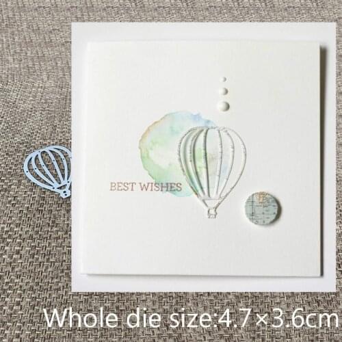 New Design Craft Metal Cutting Die cut dies hot air balloon decoration scrapbook Album Paper Card Craft Embossing die cuts