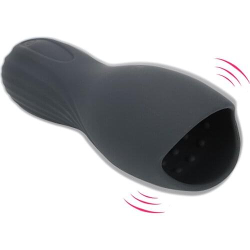 VATINE Delay Ejaculation Penis Vibrator Sex Toys For Men 10 Modes Glans Stimulator Massager Male Masturbator Penis Delay Trainer