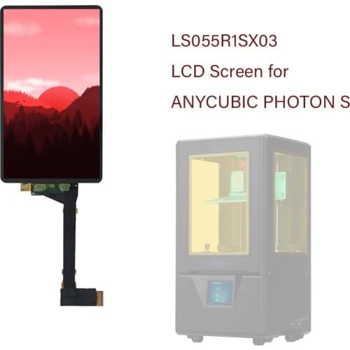 5.5 Inch LS055R1SX03 2K LCD With Glass Appty To ANYCUBIC Photon S 3D Printer
