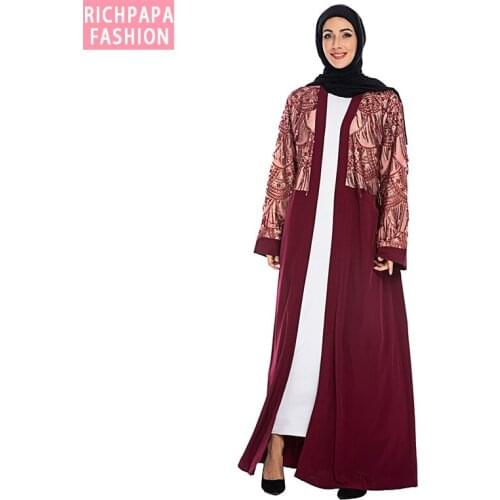 Winter Tassel Abaya Turkish Hijab Muslim Kimono Maxi Dress Islamic Clothing Abayas For Women Caftan Dubai Kaftan Robe Musulman