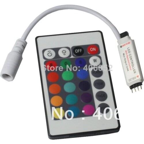 100set dc 12v Wireless IR Remote infrared controller led strip rgb controller 24 key
