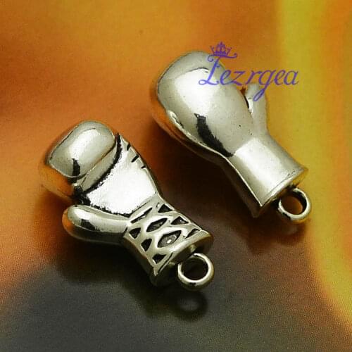 2pcs/lot--28x15x12mm, Antique silver plated boxing glove Charms ,DIY supplies, Jewelry accessories