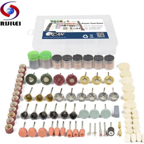 RIJILEI 327PCS BIT SET SUIT MINI DRILL ROTARY TOOL & FIT DREMEL Grinding,Carving,Polishing tool sets,grinder head,Sanding Disc
