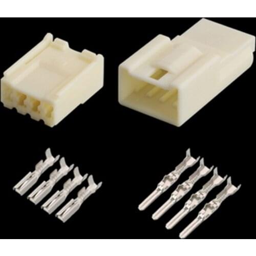 10pcs/lot 4Pin Waterproof Male Female Automobile Electric Wire Connector Air Pressure Switch Plug