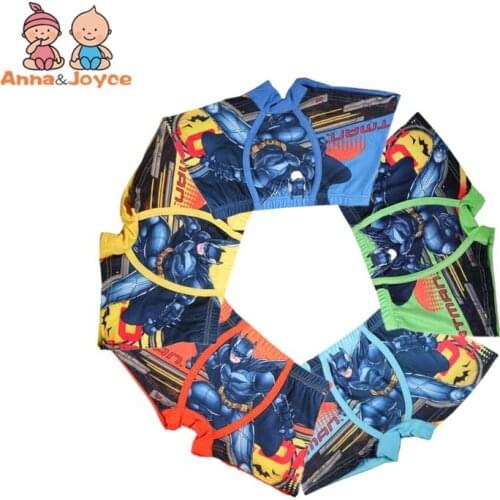 5pcs/lot Childrens Boxer Boys Underwear Cute Cartoon Kids Underwear Briefs Pants Underpants 3-11Y
