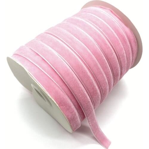 5Yards 6/10/15/20/25mm Velvet Ribbon Wedding Party Decoration Handmade Ribbon Gift Hair Bowknot DIY Christmas Ribbon #S21s14