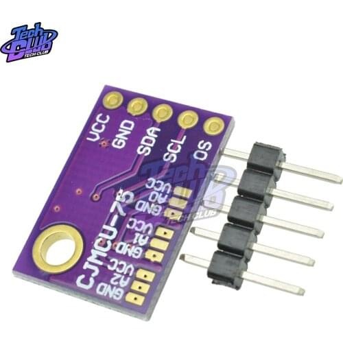 High precision LM75 LM75A temperature sensor high speed I2C interface development board module