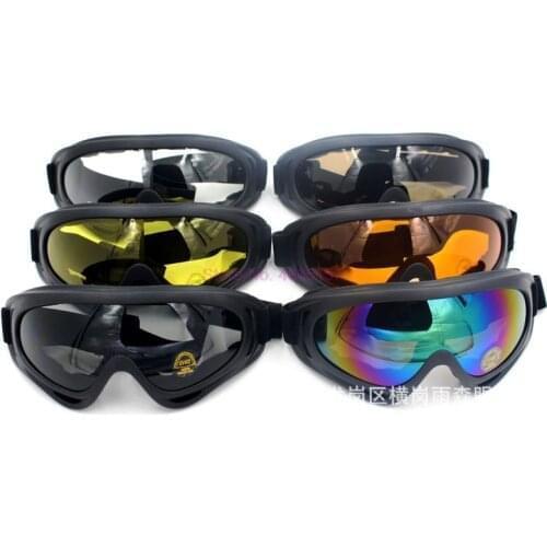 By dhl 20pcs Motorcycle Dustproof Ski Snowboard Sunglasses Goggles Lens Frame Eye Glasses