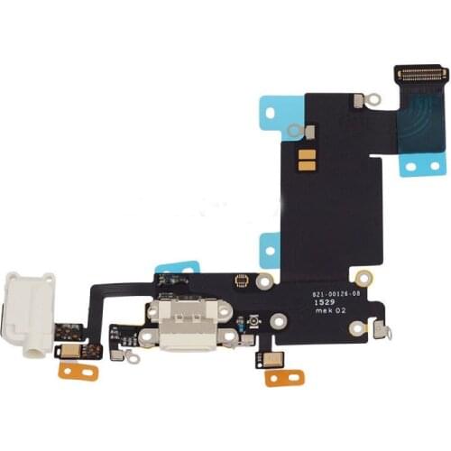 For Apple iPhone 6 Plus 5.5" White/Light Grey/Deep Grey Charge Charging Port Dock Connector Flex Cable