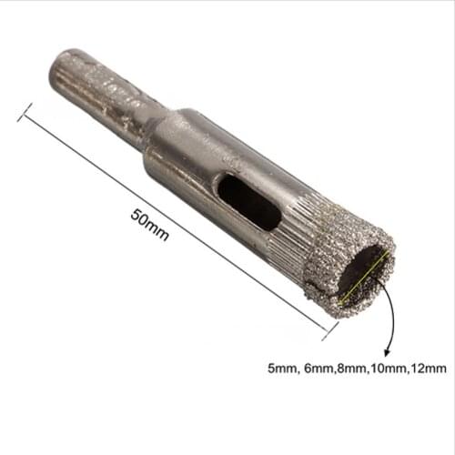 Tools Drill Bits Accessories 5mm-12mm Diamond Hole Saw Marble Tile Ceramic Glass Porcelain Practical