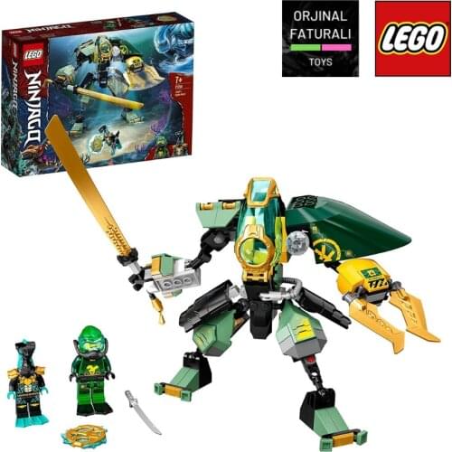 LEGO Ninjago 71750 Lloyds Hydro Robot Building SetGreat Birthday Gift Toys Playset Underwater Play Set (228 Pieces)