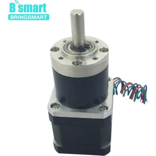 Bringsmart DC Stepping Micro Gear Motor Long Life Worm Stepper High Torque Electric Motor Reduction Planetary Motor PG36-42BY