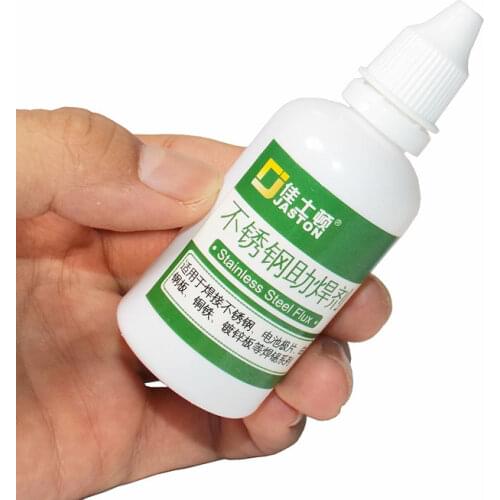 Soldering Agent No-clean Watteries Flux Stainless Steel White Steel Plate Iron Battery Welding Water Liquid Flux Powerful Rosin