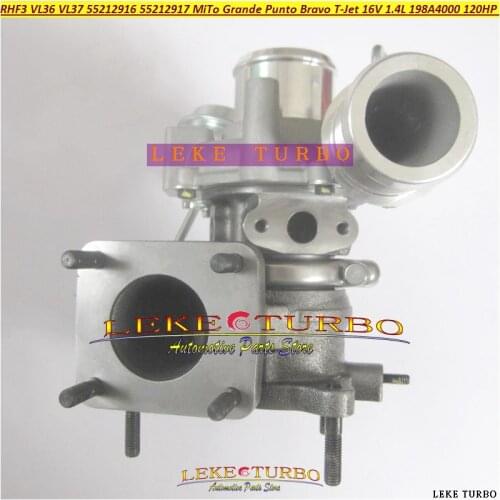 Turbocharger RHF3 VL36 VL37 55212916 55212917 Turbine For MiTo Grande Punto Bravo T-Jet 16V 1.4L 1368ccm 198A4000 88kw 120HP Gas