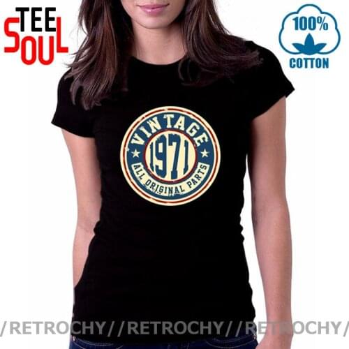 Vintage 1971 All Original Part T shirt Mothers day T-shirt 48 year old Birthday tshirt Retro Thanksgiving Classic 70s Clothing
