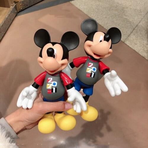 1PCS Shanghai Disneyland 2021 theme joints movable Mickey doll display childrens toys gifts