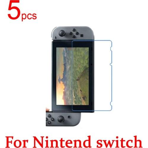 5pcs Ultra Clear glossy/Matte/Nano anti-Explosion LCD Screen Protector Cover For nintend switch 6.2" Protective Film + cloth