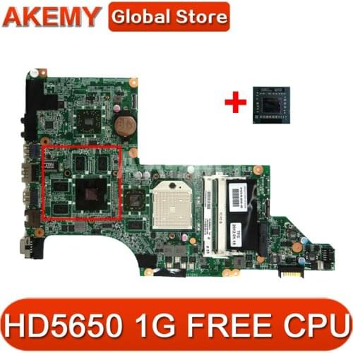 Akemy NEW-MB ,603939-001 DA0LX8MB6D1 DV6-3000 Mainboard FOR HP PAVILION DV6 DV6-3000 LAPTOP MOTHERBOARD ,HD 5650 1GB + FREE CPU