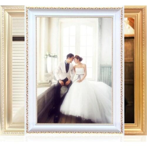 Big picture frame photo wall wedding room picture frame 4 open 8K wedding picture frame