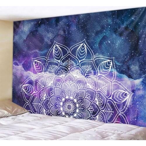 Buddha meditation chakra tapestry Mandala tapestry wall cloth Yoga wall Hippie home decoration TAPIZ pared tela