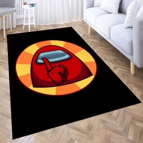 A-M-O-N-G U-S Carpet for Living Room 3D Anime Cartoon Rug Gamer Teen Room Bedside Lounge Rug Kids Children Floor Mats