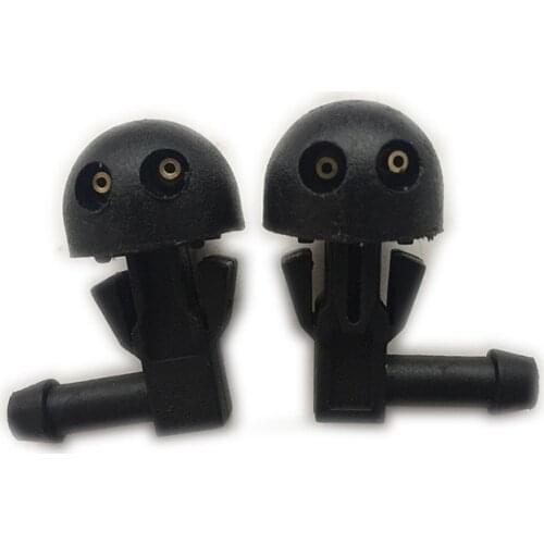Front Windshield Washer Nozzles - for 1998-2010 Peugeot 206 Hatchback / SW / Estate - Replaces OEM #: 6438.J2, Spray Jet K