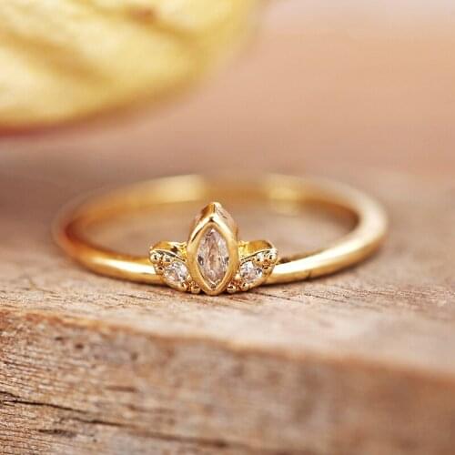 Crown Rings for Women Zircon Gold Fashion Luxury Wedding Engagement Promise Rings Jewelry Accessories 7-9 size